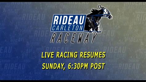 rideau carleton raceway free program.